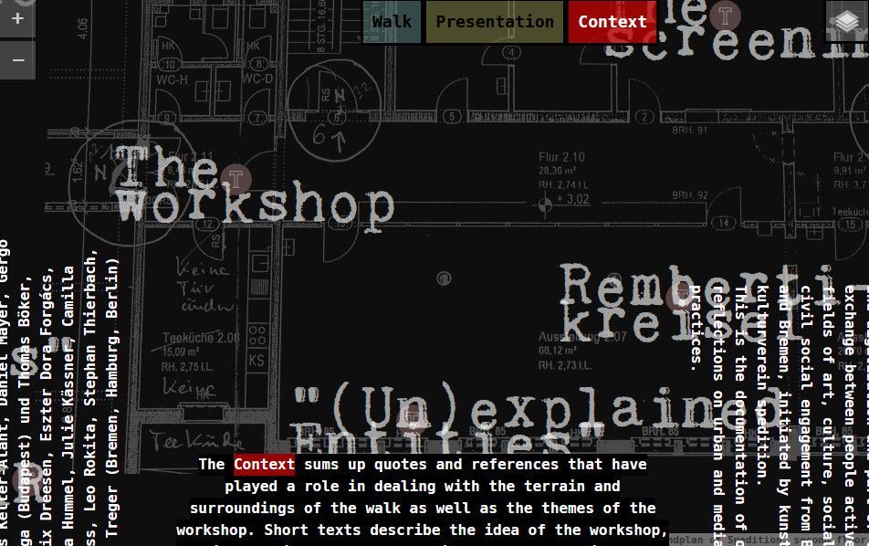 Unterseite der Website Media and Socialities zum Thema „Context“